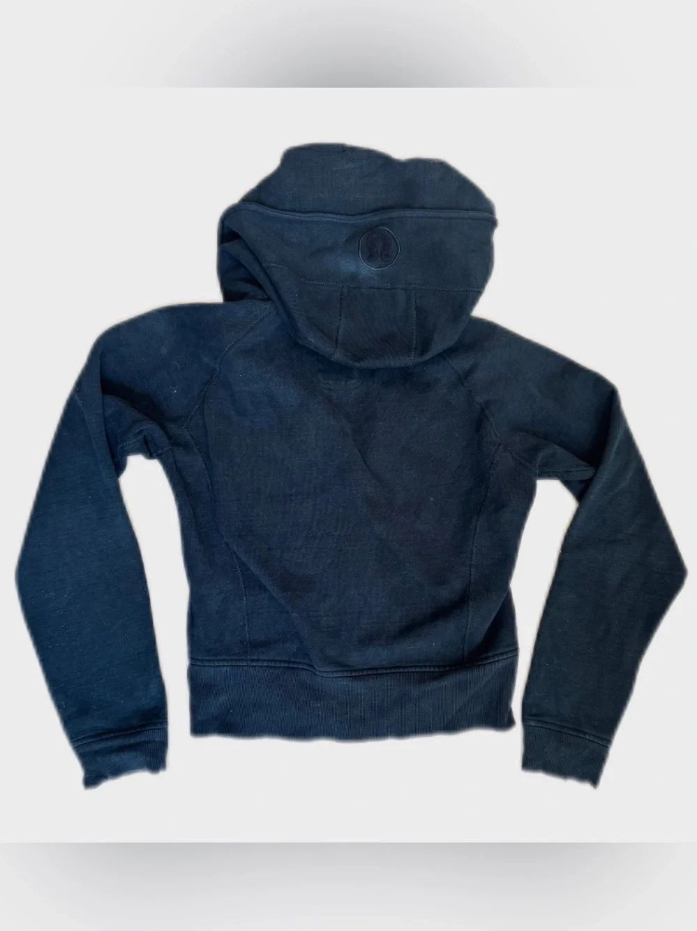 Lululemon Black Scuba Full Zip Hoodie Vintage Fleece Size 6 Y2K
